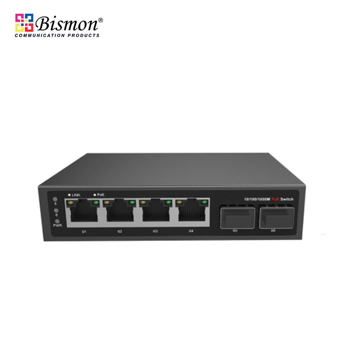 4-Port-10-100-1000M-PoE-with-2SFP-Fiber-Switch